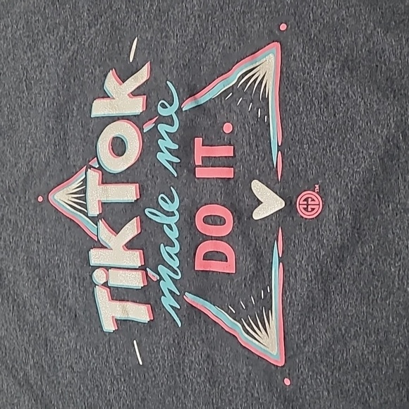 WOMEN'S GIRLIE GIRL ORIGINALS TIKTOK MADE ME DO IT SHIRT - Picture 2 of 5